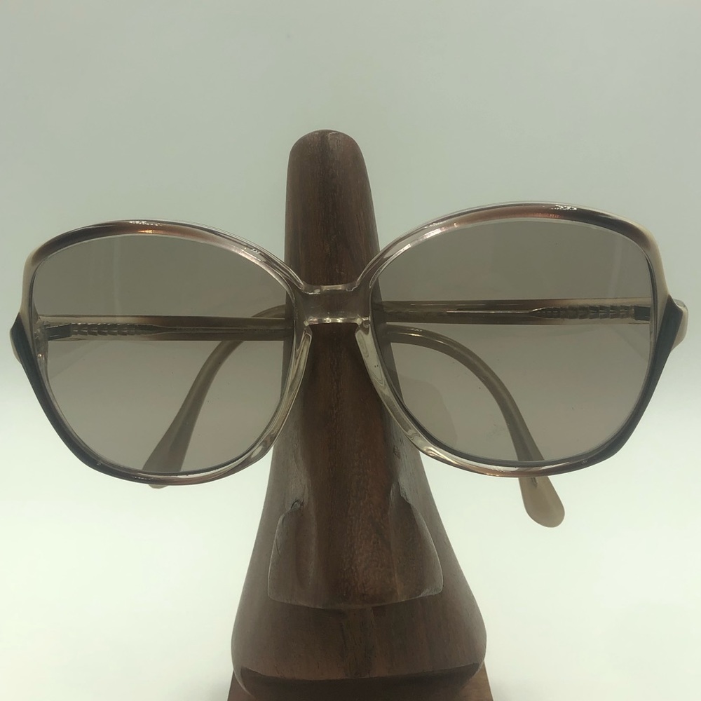 Vintage Avant Garde Brown Butterfly Sunglasses